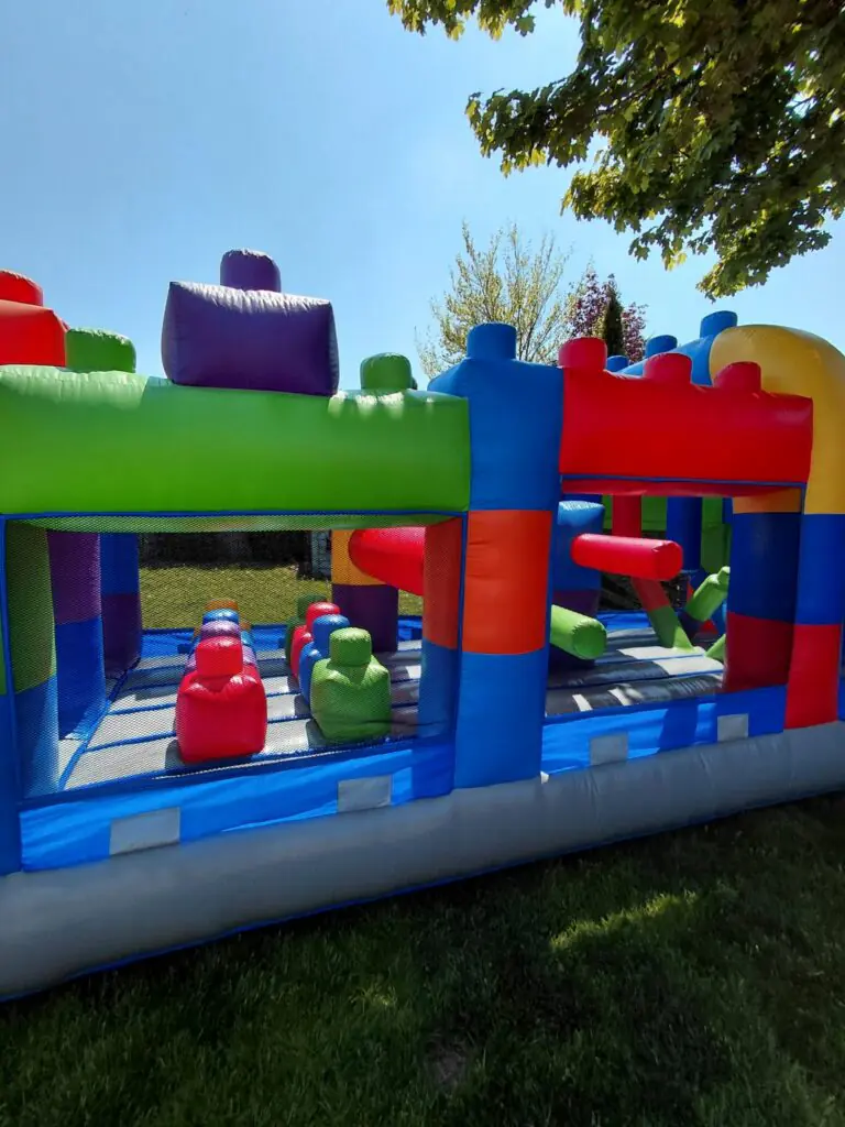 Obstacle Course with Waterslide Rental