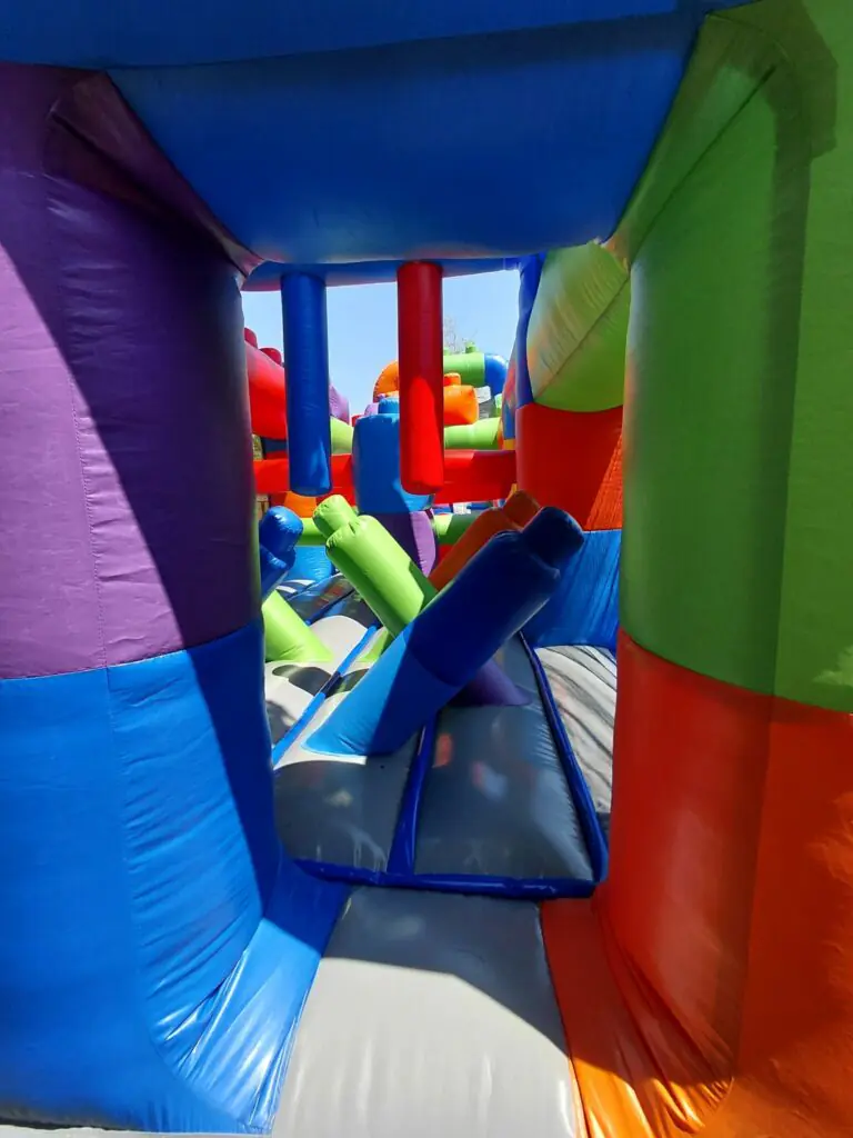 Obstacle Course with Waterslide Rental