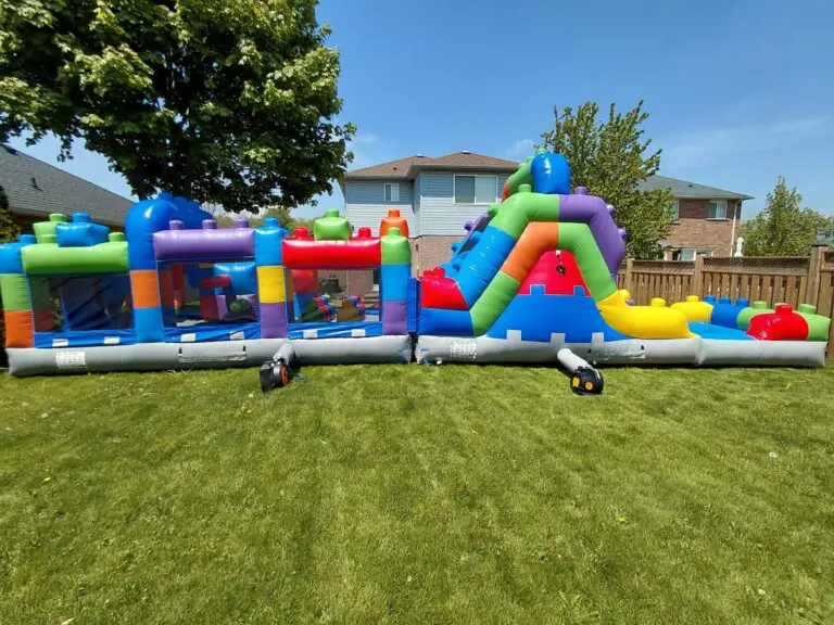 Obstacle Course with Waterslide Rental