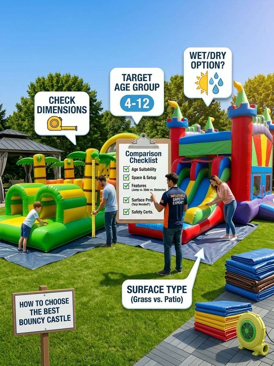 How to Choose the Best Inflatable Party Rentals