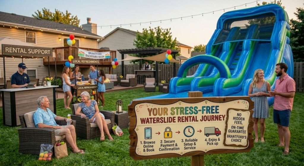 How to Rent Water Slides Without the Stress