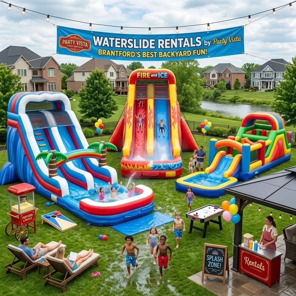 Waterslide Rentals for Backyard Parties
