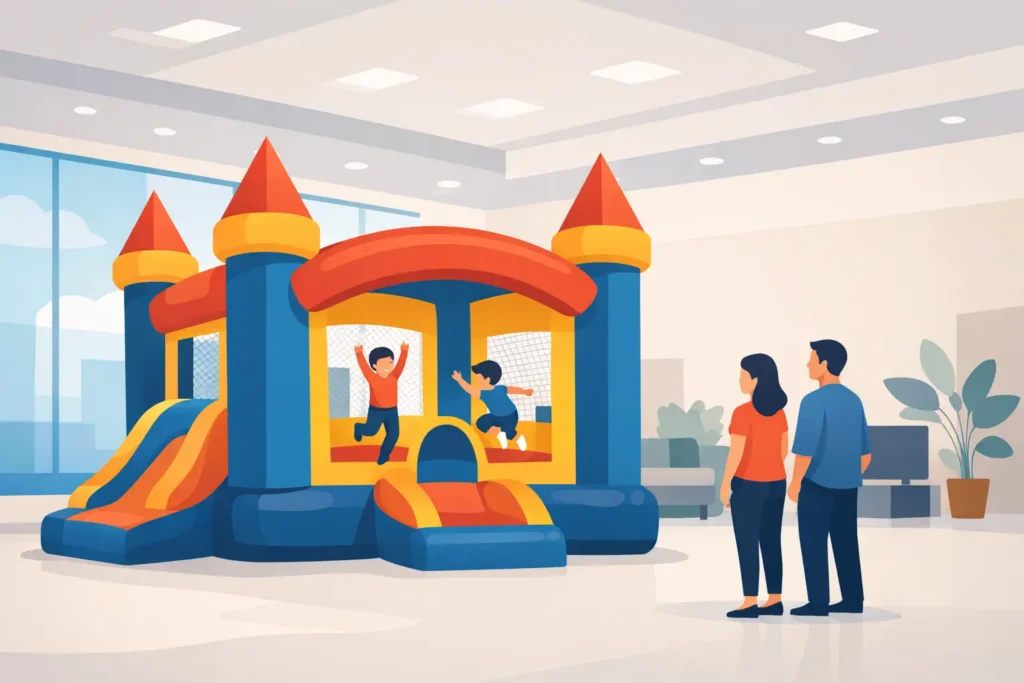 Can Bounce Houses Go Indoors? Yes, With Space
