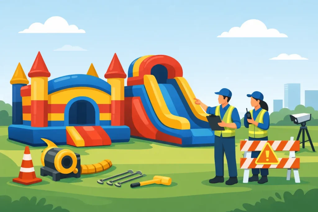 Inflatable Safety Setup Guide for Events