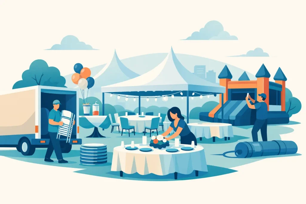 Party Rentals With Setup Made Easy