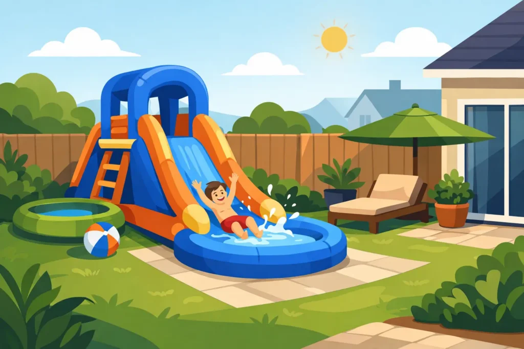 Can Waterslides Fit Small Yards? Here's How