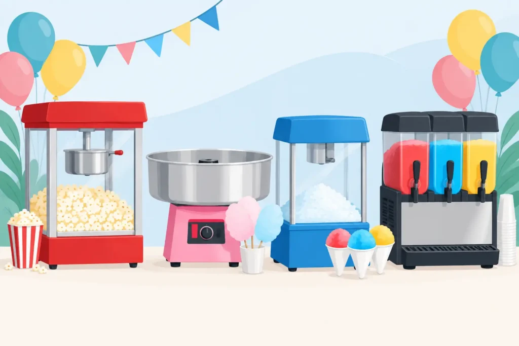 Party Concession Machine Options for Every Event